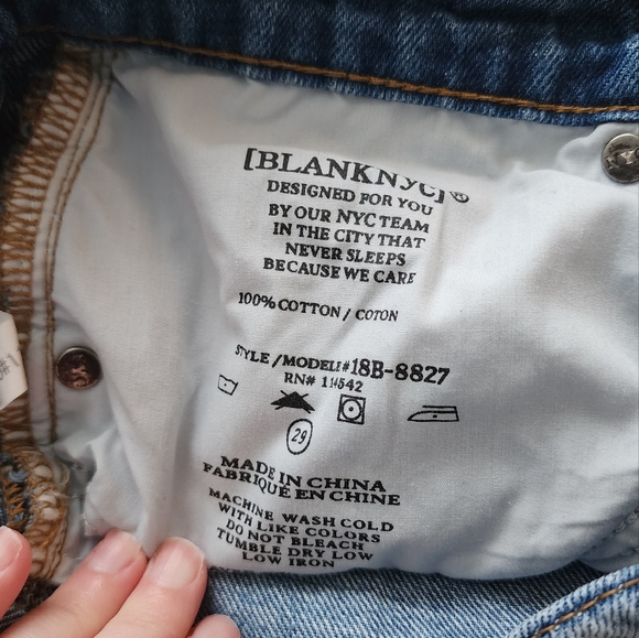 BLANKNYC Denim Shorts "Bahama Mama Short" Womens Size 29 - Picture 4 of 7